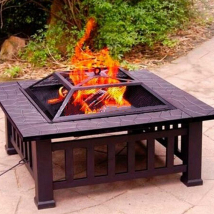 Outdoor Charcoal Barbecue Grill Fire Pit