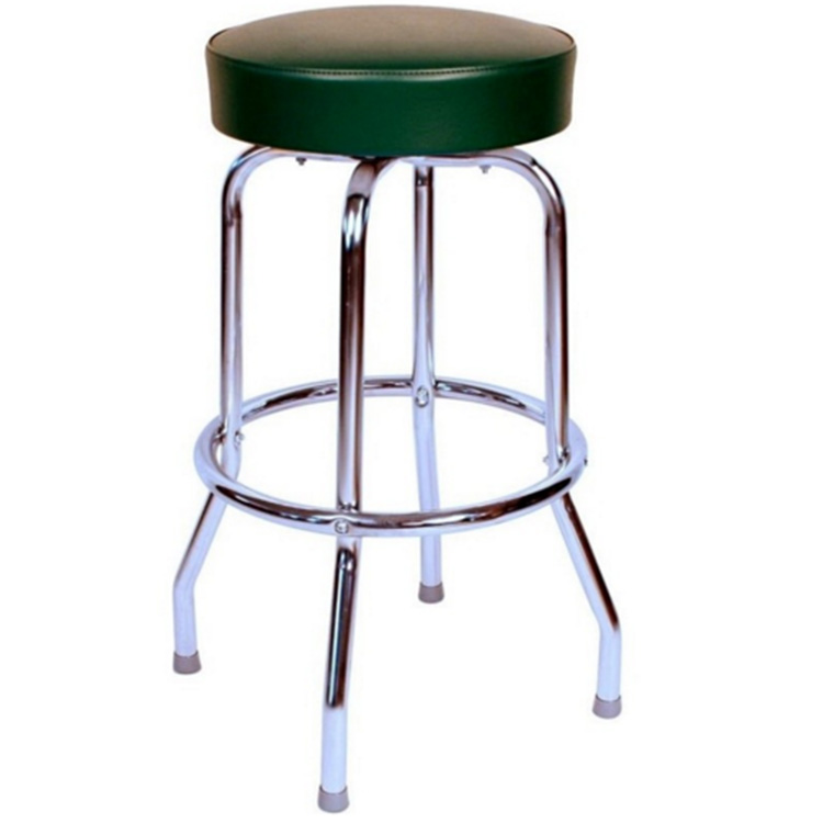 Round Swivel Leather or PVC Seat Bar Stool