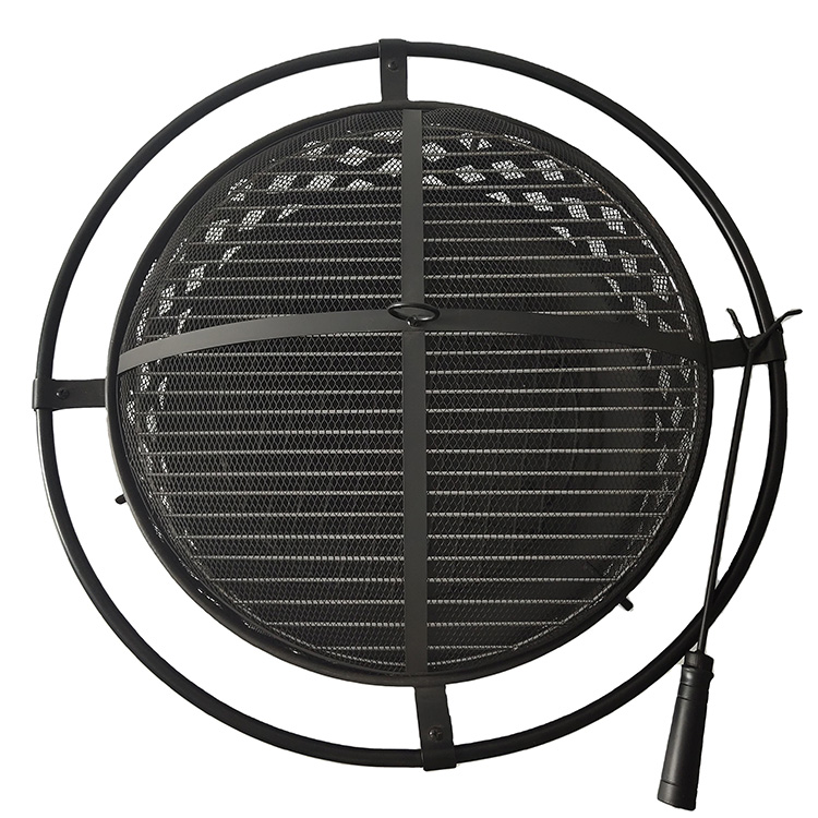 Fire Pit Mesh Cover Tripod Fire Pit