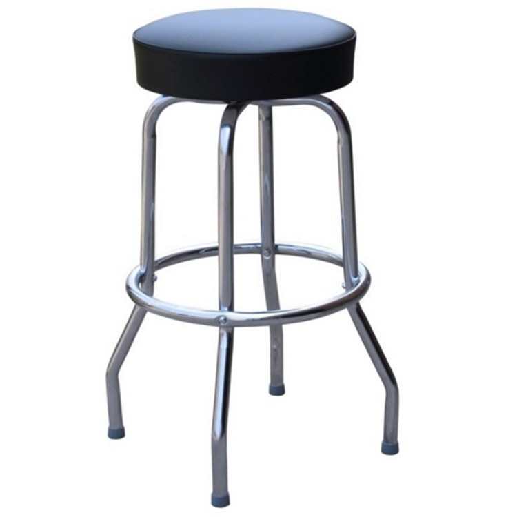 Round Swivel Leather or PVC Seat Bar Stool