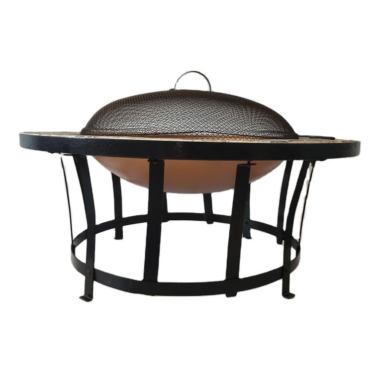 Large Pellet Cement Bowl Tabletop Fire Pit