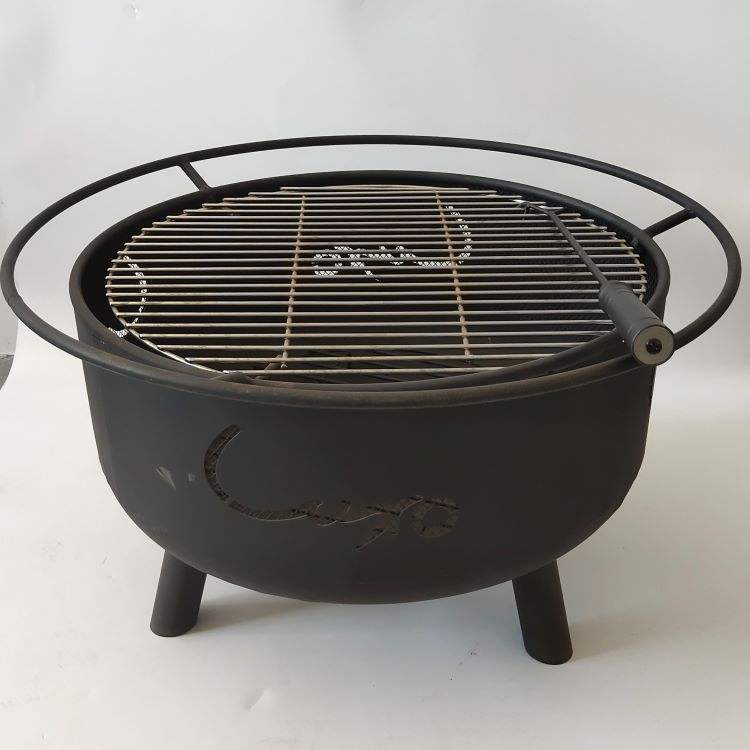 English Letters BBQ Grill Outdoor Fire Pit Set