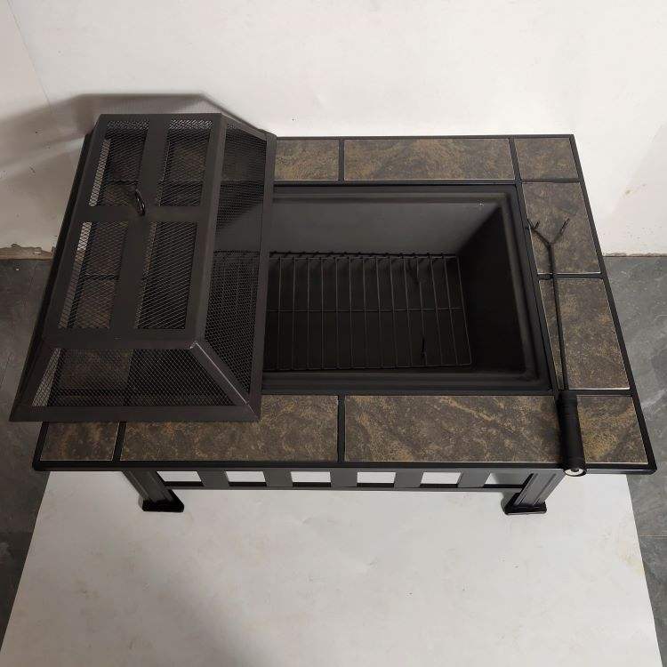 Black Outdoor Flip Grill