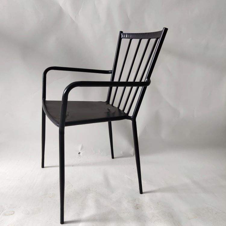 Black Chair with Backrest