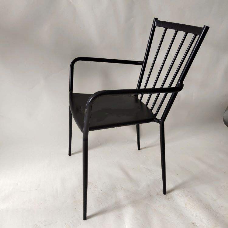 Black Chair with Backrest