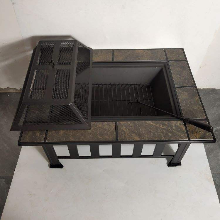 Black Outdoor Flip Grill