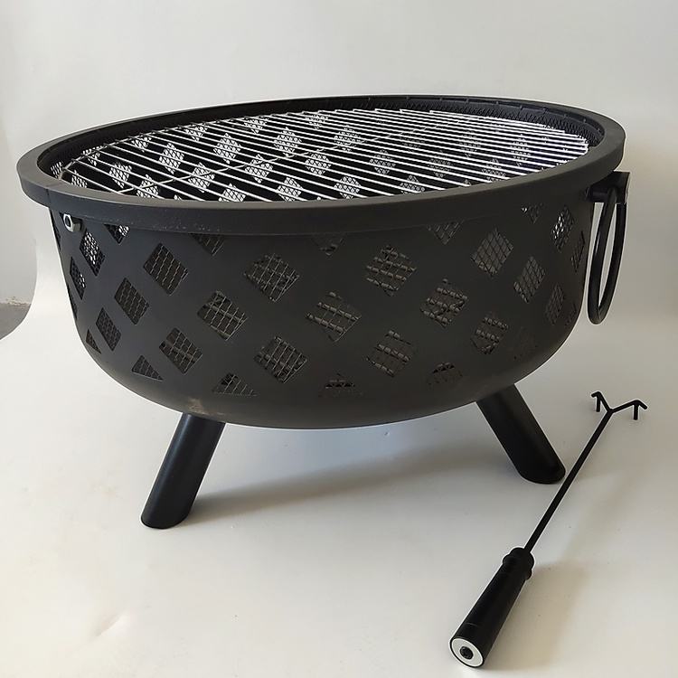 Kebab Machine BBQ Fire Pit With Grid