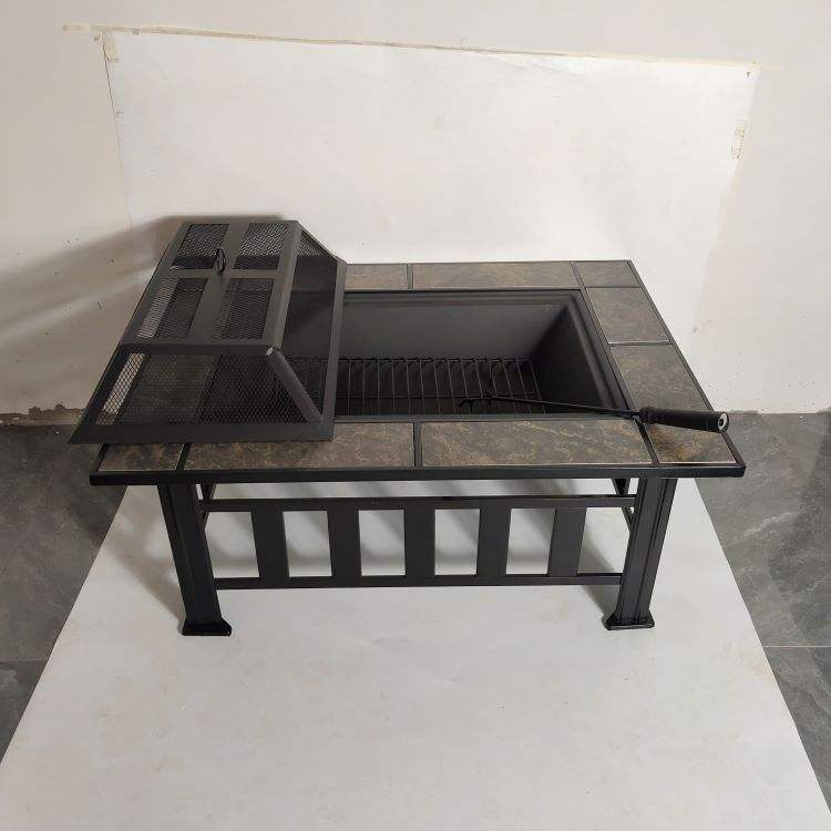 Rectangular Tile Desktop Grill