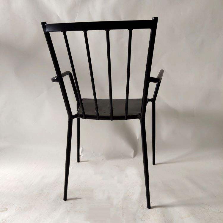 Black Chair with Backrest