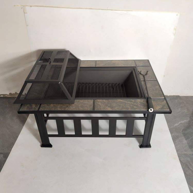 Rectangular Tile Desktop Grill