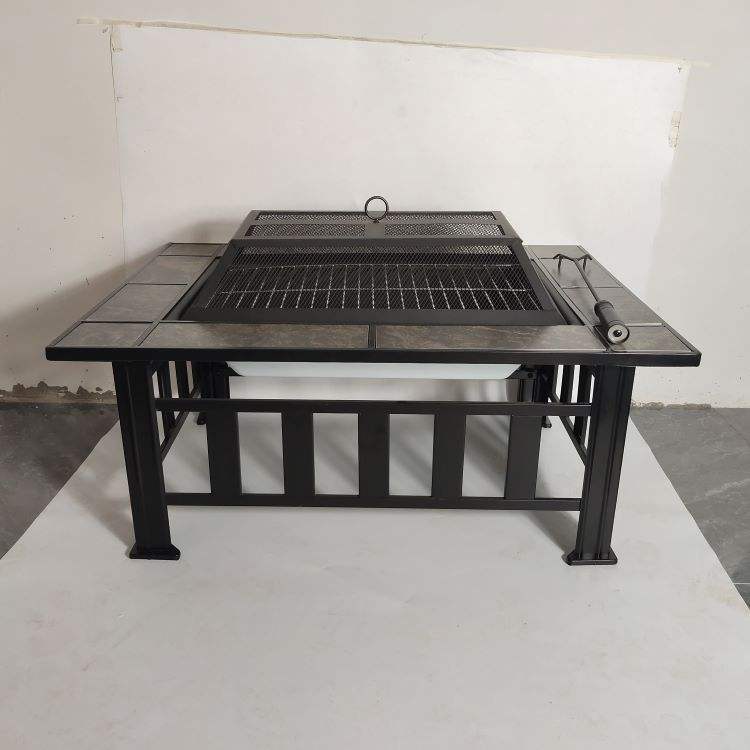 Outdoors In Smokeless Commercial Korean BBQ Grill Table